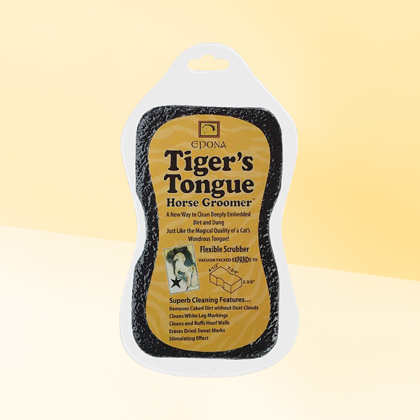 Tiger's Tongue | 3 EN 1 ÉPONGE + BOUCHON + ÉTRILLE
